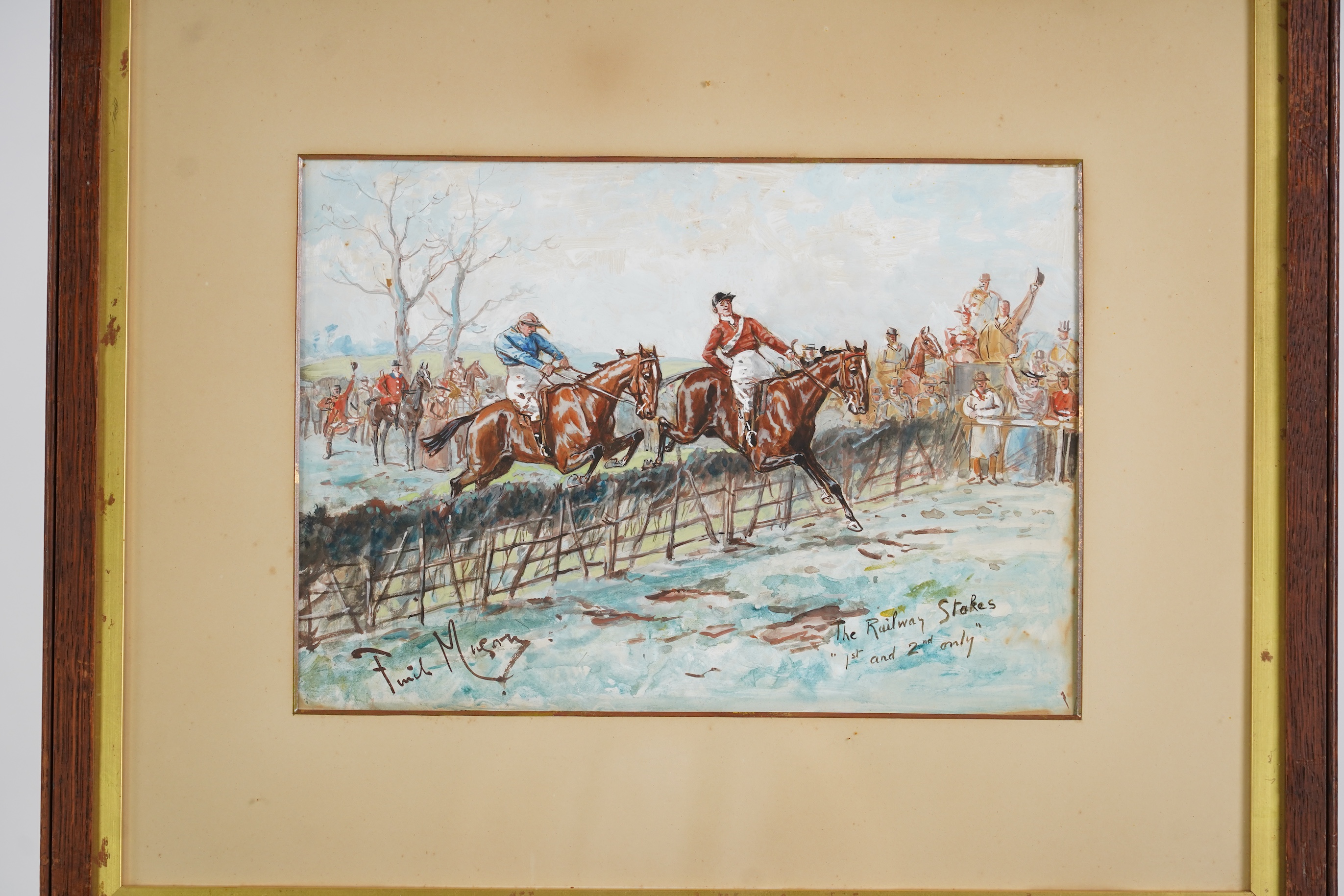 George Finch Mason (1850-1915), 'The Railway Stakes'